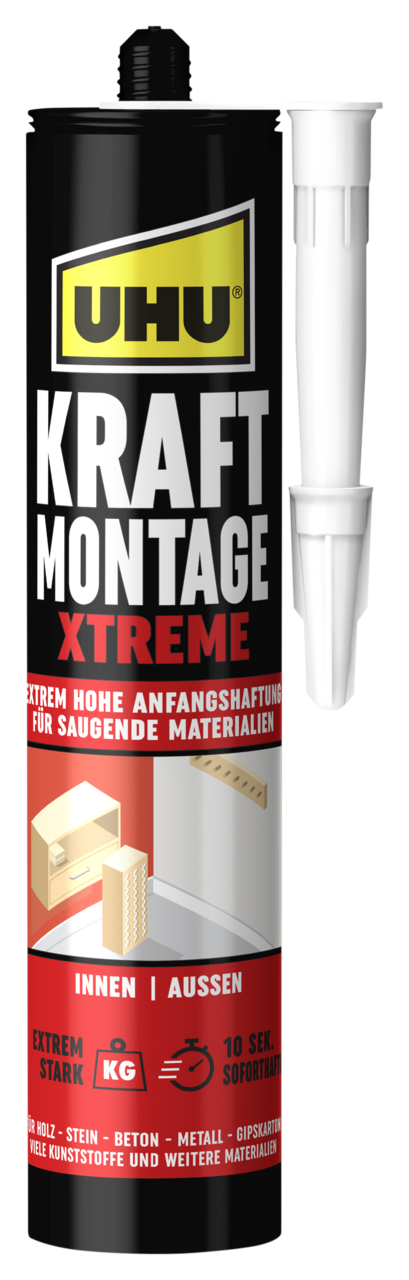 Lot De 5 Mastics De Fixation UHU Transparent Cartouche - 310 G